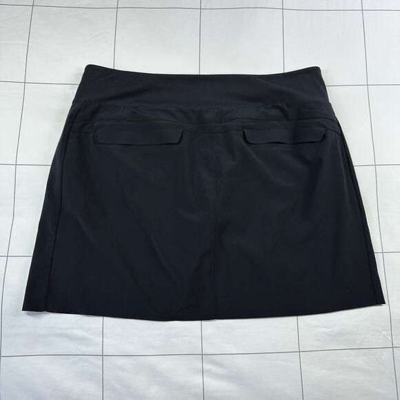 Athleta Skort Womens 14 Black Soho Golf Pull On Athletic Travel Minimalist Sport - Picture 3 of 10